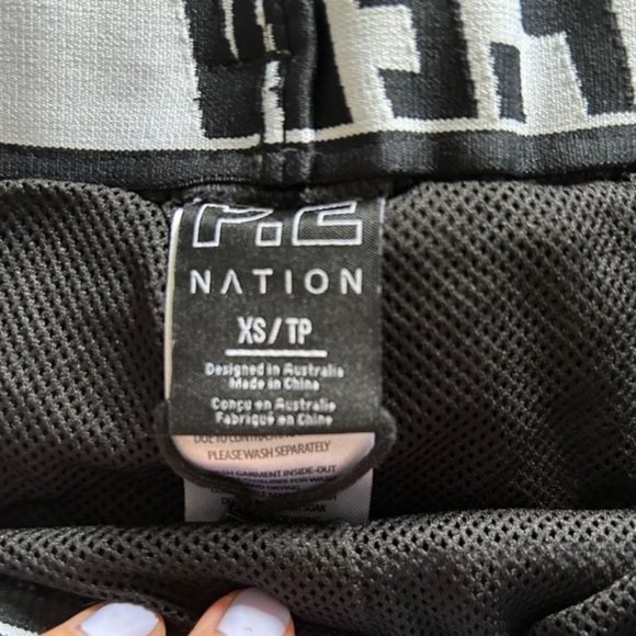 P.E Nation Align Shorts In Black - Picture 4 of 5